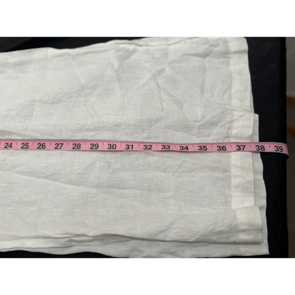 CP Shades Wendy Wide Leg Solid White Linen Pull on Pants Women's XL - Picture 5 of 12